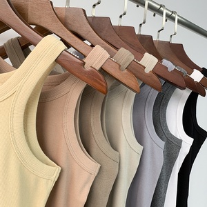 Venta al por mayor de camisetas sin mangas de las mujeres personalizadas de algodón Casual Tops de verano para damas OEM/ODM Fábrica de tallas grandes disponibles - Product Image 2