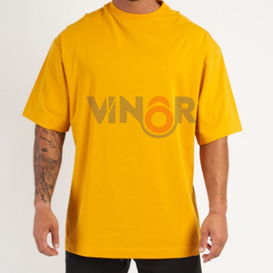 Ropa de calle, fabricante de camisetas de calidad superior, camisetas de gran tamaño de algodón liso en blanco al por mayor, camisetas de gran tamaño para hombres - Product Image 1