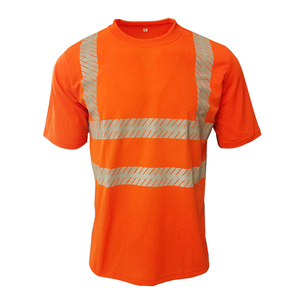 Camisa de Trabajo de Seguridad de Poliéster Reflectante y Transpirable, Aprobada por ANSI ISEA, Alta Visibilidad, para Construcción, Seguridad e Industria - Product Image 2