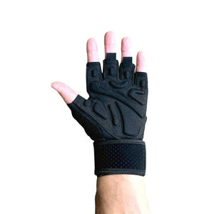 Guantes deportivos de medio dedo unisex para levantamiento de pesas, entrenamiento de gimnasio y entrenamiento de ejercicio, guantes deportivos protectores para hombres y mujeres. - Product Image 6