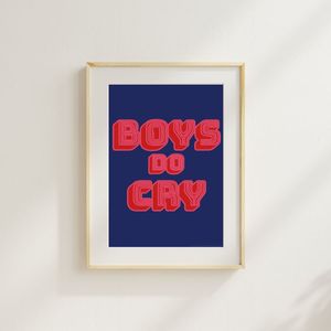 ภาพพิมพ์ลาย "Boys Do Cry" บนกระดาษเนื้อแมตต์ 250 แกรม ลายภาพนิ่ง - Product Image 3