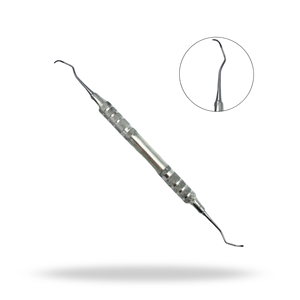 Curette postérieure Gracey 13 14 Curette dentaire parodontale pour le détartrage sous-gingival et le planage des racines des dents postérieures - Product Image 1