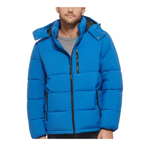 Chaqueta acolchada de plumón plegable para hombre de primera calidad: ultra cálida, ligera y transpirable para aventuras al aire libre y deportes de invierno - Product Image 1
