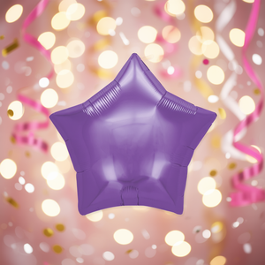 Globos de Estrella Metalizados para Fiesta, Color Morado, 24 Pulgadas, Paquete de 12 - Product Image 3