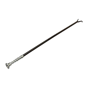 Pique à feu moderne en fer forgé noir pour foyer extérieur et jardin - Product Image 2