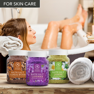 Set Corporal de Sal Marina Natural Aromatika con Sándalo, Lavanda y Jazmín para Baño 3 en 1, 3 x 400g, Kit de Aromaterapia SPA - Product Image 5