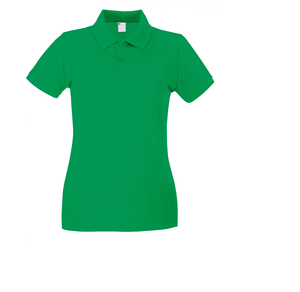 Verde de mujer para Polo Moda Slim Fit Turn Collar Diseño Transpirable e informal Precio barato al por mayor - Product Image 1