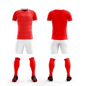 Custom breathable <b>football</b> uniform set quick dry soccer jersey shorts matching <b>socks</b> training kit men team sportswear - Product Image 4