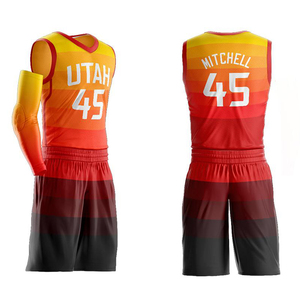 ชุดเครื่องแบบบาสเก็ตบอลสำหรับทั้งชายและหญิงชุด5XL กีฬาโพลีเอสเตอร์แห้งเร็วระบายอากาศได้ดีคุณภาพสูง - Product Image 3