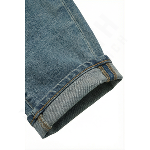 Pantalons en jean décontractés fins pour hommes, printemps et automne, coupe droite, pantalons de mode, longs, fournisseur en gros, personnalisable - Product Image 6