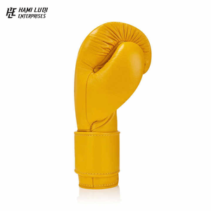 Guantes de boxeo de cuero PU de 14OZ 16OZ de alta calidad para adultos Logotipo personalizado Fighting Winning - Product Image 3