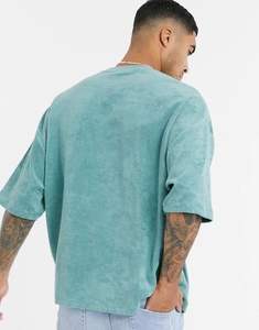 100% algodón Oversize T Shirt Blank Crew Neck Heavyweight Oversized Boxy T-shirt para hombres - Product Image 5