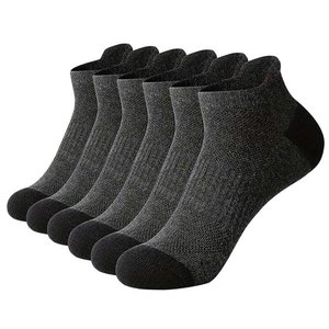 <b>Men's</b> Athletic <b>White</b> Cotton Ankle <b>Socks</b> Ukumplol Rubber Band <b>Sports</b> <b>Socks</b> One Size Fitting for Spring Summer Hiking Basketball - Product Image 1