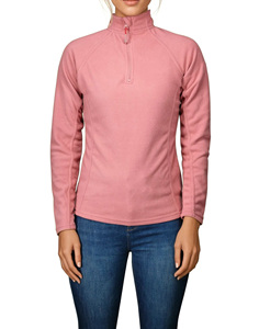 Veste à glissière quart polaire classique à la mode pour les femmes veste durable respirante de luxe avec logo personnalisé - Product Image 1