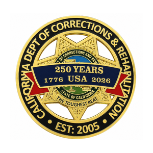 Moneda Conmemorativa del 250 Aniversario de CDC CDCR USA - Trofeos, Medallas y Placas Conmemorativas - Product Image 2