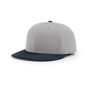 Vente en gros, combinaison personnalisée, chapeaux de golf perforés bicolores, casquettes de performance à 6 panneaux, chapeaux de soleil de marque haut de gamme, casquettes de golf pour hommes - Product Image 1