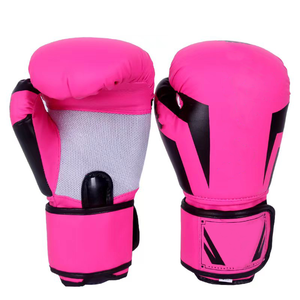 ถุงมือชกมวยหนังแท้คุณภาพสูงแบบสั่งทำขายส่ง ระบายอากาศได้ดี พร้อมสายรัดแบบตีนตุ๊กแก ขนาด S-3XL สำหรับการต่อสู้และการฝึกซ้อม - Product Image 2