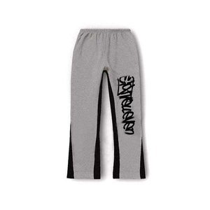 Jogging évasé en toile personnalisé de haute qualité pour hommes, pantalon de survêtement décontracté avec ceinture élastique - Product Image 6