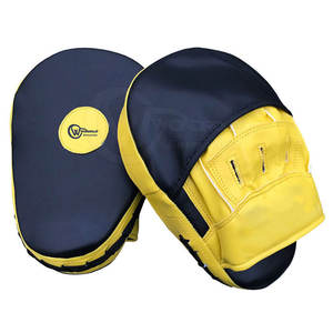 Coussinets de mise au point en cuir professionnels sur mesure de haute qualité avec poignées pour l'entraînement de boxe - Product Image 2