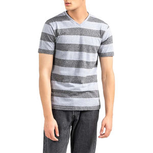 Camiseta de Hombre 100% Algodón, Cuello en V, Manga Larga, Corte Regular, Impresión Personalizada, Antiencogimiento, Varios Colores - Product Image 1