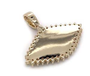 Collier pendentif à breloque oeil de diamant Moissanite glacé Hip Hop Marquise collier et bijoux oeil de diamant - Product Image 5