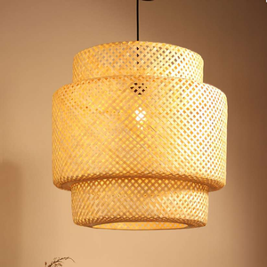 Abat-jour en osier Livraison rapide Décoration d'hôtel écologique Forme personnalisée faite à la main Fabriqué au Vietnam Fabricant - Product Image 3