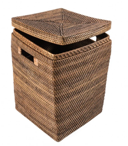 Sisu Handicraft Set 3 Brown <b>Rattan</b> Eco-Friendly Simple Flexible Design Food <b>Storage</b> Baskets Handle Circle Shape Multi-Purpose - Product Image 4