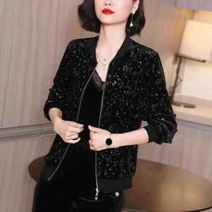 Cárdigan de cuero genuino para mujer, chaqueta con cremallera, estampado en caliente, ropa de abrigo informal para primavera, verano, invierno, gasa, protección solar - Product Image 4