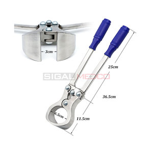 Forceps Burdizzo réutilisables en acier inoxydable allemand de haute qualité, instrument orthopédique vétérinaire durable, outil de castration animale - Product Image 5