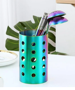 Soporte de utensilios ecológico de acero inoxidable para el hogar y el restaurante con soporte de ventilación para palillos, estante para cocina, mesa de comedor - Product Image 4