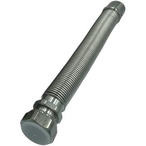 Manguera Flexible de Acero Inoxidable HM para Calentador de Agua MF 1/2", Alta Presión, Longitudes Extensibles de 130-420 mm, Diseño Industrial - Product Image 3