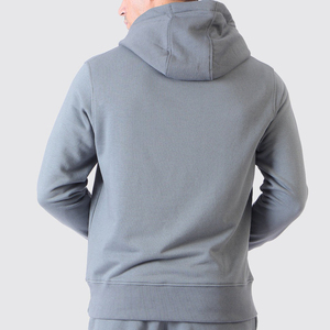 Salva Impex เสื้อสเวตเตอร์มีฮู้ดสีเทาของผู้ชาย, เสื้อสเวตเตอร์แบบมีฮู้ดสั่งตัดแบบดิจิทัลลายเรียบเหมาะสำหรับฤดูใบไม้ร่วง - Product Image 6