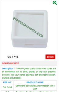 Caja de piedras preciosas GS 1745G Herramientas de joyería de plástico para hallazgos de joyería - Product Image 2