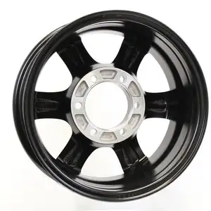 Gloss Black Machined Face Aluminum Alloy 16 19 Inch Multi Spoke Rims Forged Wheel For for truck