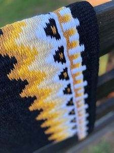 Couverture de selle occidentale en laine de qualité supérieure Tapis d'équitation fait à la main Couverture équestre personnalisée durable Produit de vente chaud d'Inde - Product Image 3