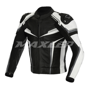 Chaqueta de Motociclista de Cuero Resistente, de Buena Venta, con Talla y Diseño Personalizados, Chaquetas de Motociclista para Hombre con Tu Logotipo - Product Image 1