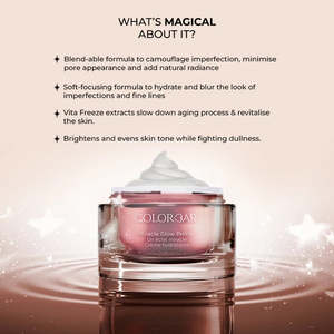 Base de maquillage hydratante minérale avec correcteur de pores, crème vegan waterproof - Product Image 2