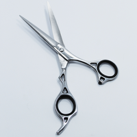 Ciseaux de barbier professionnels de haute qualité en acier J2 avec finition polie, logo personnalisé, pour la beauté et les soins personnels