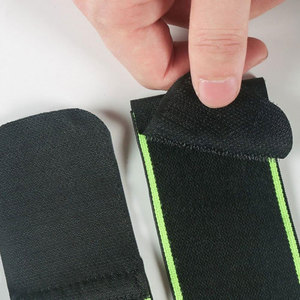 Muñequeras de neopreno de última llegada en colores personalizados 100% algodón gimnasio equipo de entrenamiento físico nuevo estilo Logotipo de levantamiento de pesas - Product Image 4