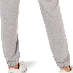 Pantalon de survêtement quatre saisons de haute qualité pour femmes taille élastique vêtements de travail pantalon décontracté avec cordon de serrage de Style plat avant - Product Image 6