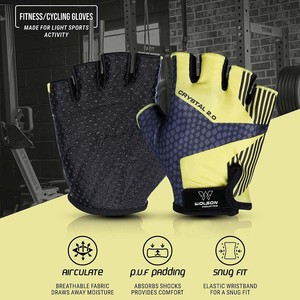 Guantes de levantamiento de pesas para gimnasio para hombres y mujeres, entrenamiento de peso pesado, culturismo, medio dedo, antideslizante, guante de protección antimuñeca para Unisex - Product Image 5