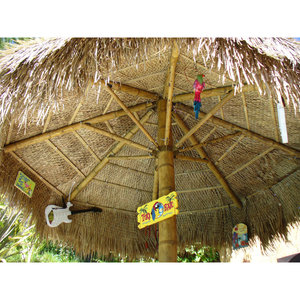 Modern Design Cantilever <b>Garden</b> Umbrella Replacement <b>Cover</b> for Patio Gym Hotel 3m Radii Bamboo Pole Base for Courtyard <b>Garden</b> - Product Image 3