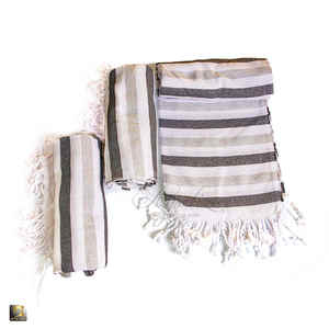 Serviette de plage légère en coton de qualité supérieure à séchage rapide avec coutures durables pour l'exportation de logo personnalisé de voyage de villégiature - Product Image 5