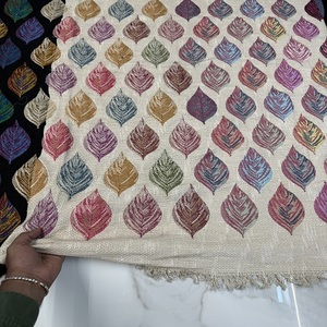 Organic Cotton RayonChiffon Georgette & Banglori Embroidery Fabrics Stylish Dress Material Intricate Embroidery Mixed Fabric - Product Image 4