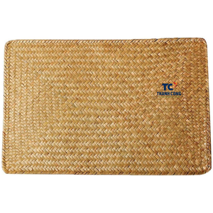 HIGH QUALITY Handwoven Natural Rattan Rectangular <b>Placemats</b>, <b>Set</b> of 4 for Elegant Dining Decor - Product Image 2