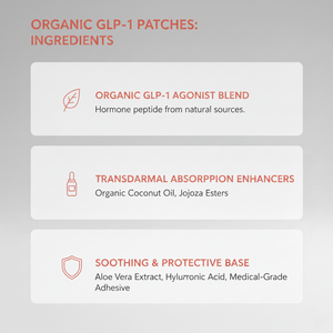 GLP-1 Daily Herbal Wellness Support Organic Transdermal Patches for Healthy Metabolism Body Balance Appetite Weight - Product Image 2