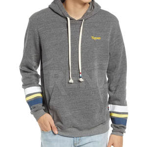 Nueva Sudadera con capucha de invierno del fabricante profesional poliéster grueso de alta calidad con bolsillo de patrón de impresión sólida al por mayor - Product Image 1