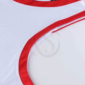 Camisetas de Baloncesto Personalizadas, Duraderas, Reversibles, Transpirables, con Estampado Sublimado, sin Mangas, Cuello en V, para Hombre, en Stock - Product Image 4