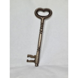 Ouvre-bouteille antique en forme de clé squelette avec cœur, ouvre-vin portable en métal pour restaurants et bars - Product Image 5