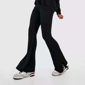 Custom Acid Wash Flared Tracksuits Zip up Straight Leg Distress Embroidery Sweatsuit Hoodies and <b>Sweatpants</b> <b>Sets</b> - Product Image 6